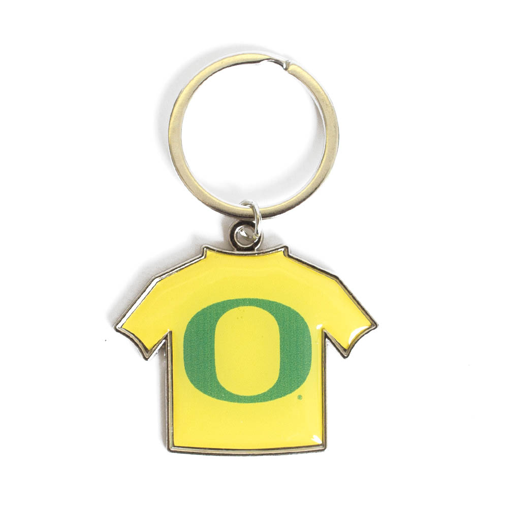 Classic Oregon O, Spirit Product, Yellow, Keychain/Keytag, Metal, Home & Auto, T-Shirt design, 704421